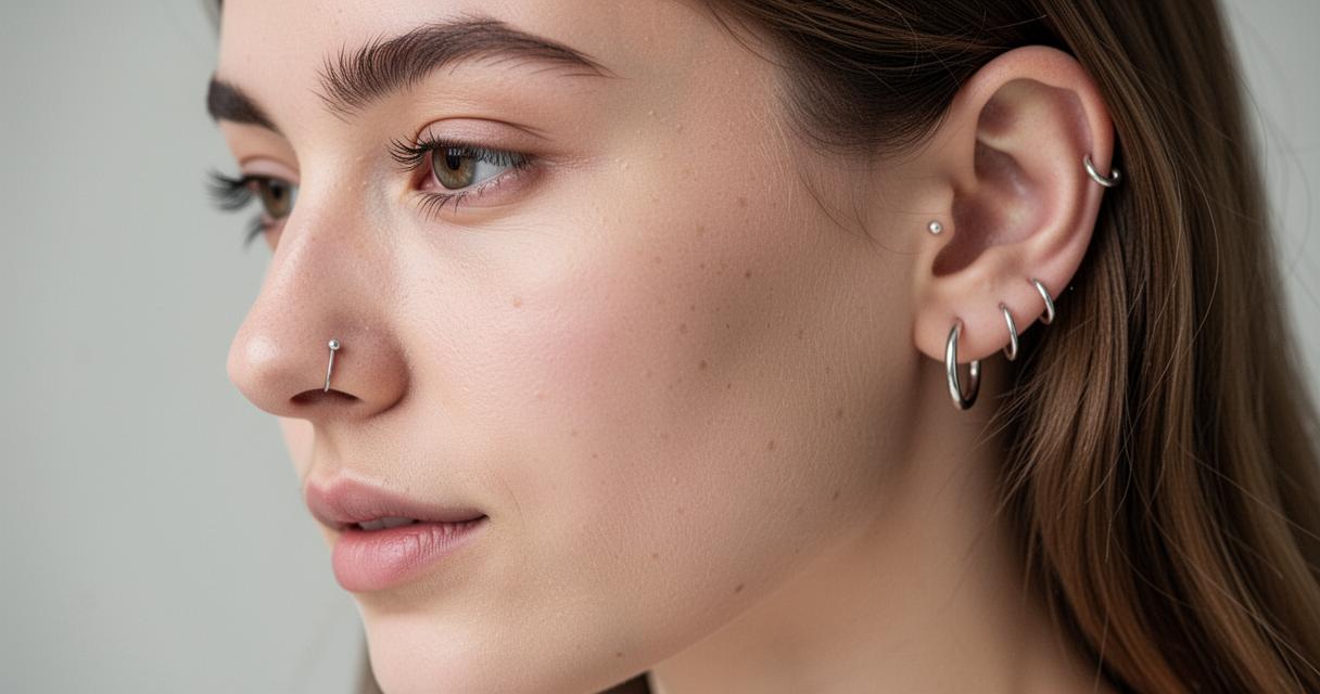 Les différents types de piercings : du lobe au helix, découvrez toutes les tendances 2024